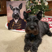 Custom Royal Dog Painting