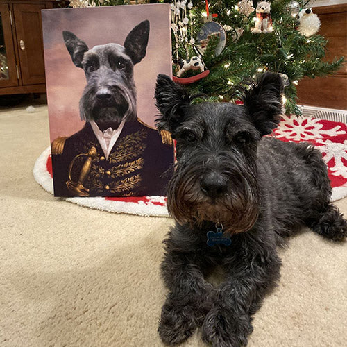 Custom Royal Dog Painting