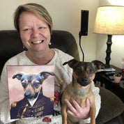 Custom Royal Dog Painting